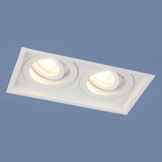 Алюминиевый точечный светильник 1071/2 MR16 WH белый Elektrostandard
